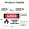 Signmission Flammable Liquids Stored Here Danger Sign, Plastic, 14in W x 10in L, 2PK OS-2PACK-DS-P-1014-L-1240 - alternate 5